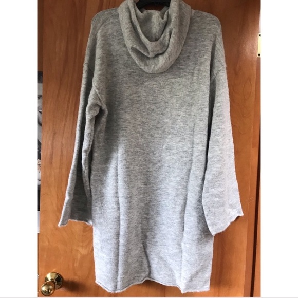 Italian wool Wilfred Aritzia Hoody Tunic Dress - Picture 5 of 5